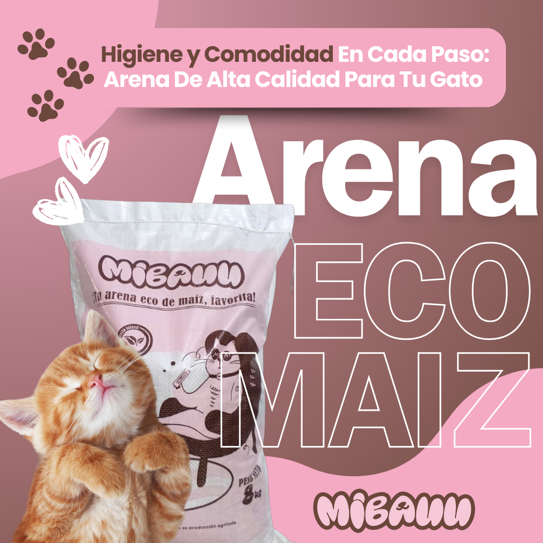 ARENA BIODEGRADABLE ECO MAIZ (Solo si estás en Medellin)